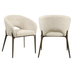 Eetkamerstoel Kenzi natural linear fire retardant - Richmond Interiors