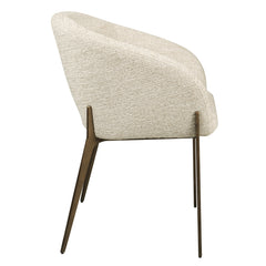 Eetkamerstoel Kenzi natural linear fire retardant - Richmond Interiors