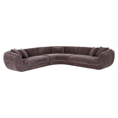 Sofa Gianelle Be straight dark brown - Richmond Interiors