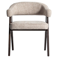 Eetkamerstoel Mori cream tweed fire retardant - Richmond Interiors