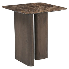 End table Castello Smoked charchoal marble top - Richmond Interiors