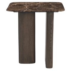 End table Castello Smoked charchoal marble top - Richmond Interiors