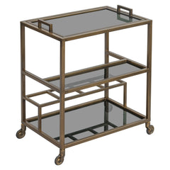 Servierwagen Ruinart brass antique - Richmond Interiors