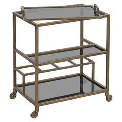 Servierwagen Ruinart brass antique - Richmond Interiors