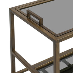 Servierwagen Ruinart brass antique - Richmond Interiors