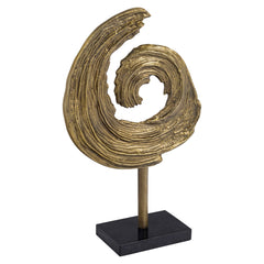 Decoratief object Swirl brass antique - Richmond Interiors