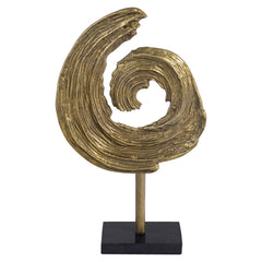 Decoratief object Swirl brass antique - Richmond Interiors