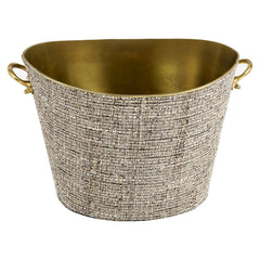 Wine & Bar accessory Brady beige champagne cooler - Richmond Interiors