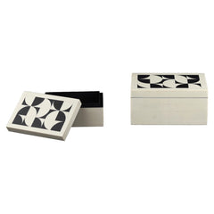 Opbergdoos Flake white (Set of 2) - Richmond Interiors