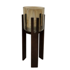 Windlicht Paige walnut small - Richmond Interiors
