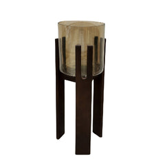 Hurricane light Reese walnut large - Richmond Interiors