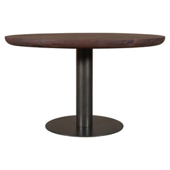 Eettafel Baldwin spicebrown 130Ø - Richmond Interiors