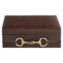 Opbergdoos Rex dark brown large - Richmond Interiors