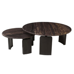 Coffee table Menton burgundy (Set of 2) - Richmond Interiors