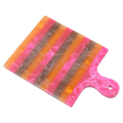 Tablett Cindy pink/orange - serving board small - Richmond Interiors