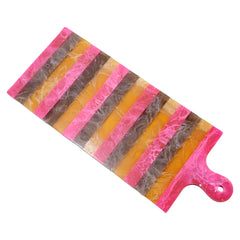 Tray Cindy pink/orange - serving board large - Richmond Interiors