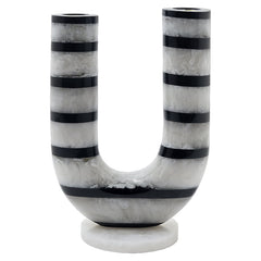Candle holder River black/white - Richmond Interiors