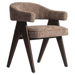 Dining chair Mori mocca linear fire retardant - Richmond Interiors