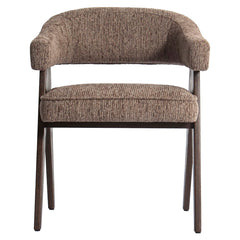 Dining chair Mori mocca linear fire retardant - Richmond Interiors