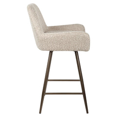 Counter stool Linsey natural chunky swivel (Set of 2) - Richmond Interiors