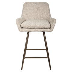 Counter stool Linsey natural chunky swivel (Set of 2) - Richmond Interiors