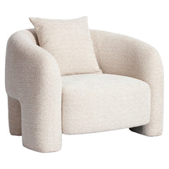 Lounge chair Tuscany beige blockweave - Richmond Interiors