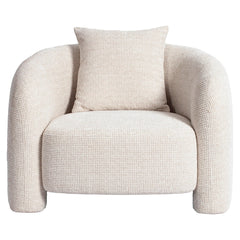 Lounge chair Tuscany beige blockweave - Richmond Interiors
