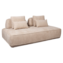 Bank Tudor natural boldweave 2,5-seater movable backrest - Richmond Interiors