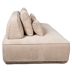 Bank Tudor natural boldweave 2,5-seater movable backrest - Richmond Interiors