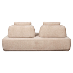 Bank Tudor natural boldweave 2,5-seater movable backrest - Richmond Interiors
