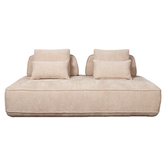 Bank Tudor natural boldweave 2,5-seater movable backrest - Richmond Interiors