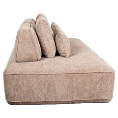 Sofa Tudor mocca boldweave 2,5-seater movable backrest - Richmond Interiors