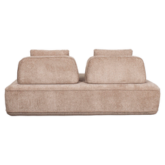 Sofa Tudor mocca boldweave 2,5-seater movable backrest - Richmond Interiors