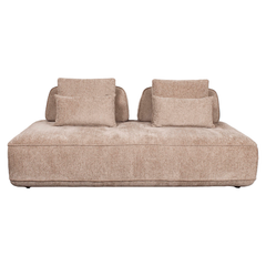 Sofa Tudor mocca boldweave 2,5-seater movable backrest - Richmond Interiors