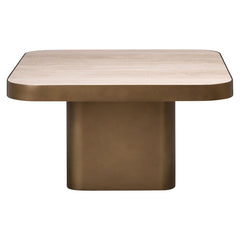 Salontafel Claridge beige 70x70 (cumulus) - Richmond Interiors