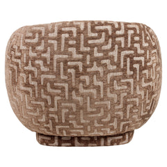 Lounge Stuhl Negreslo brown labyrinth swivel - Richmond Interiors