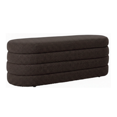 Pouffe & Footstool Camille brown chunky - Richmond Interiors