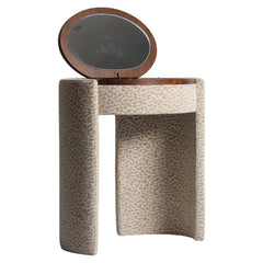 Desk Roxenne beige leopard dressing table - Richmond Interiors