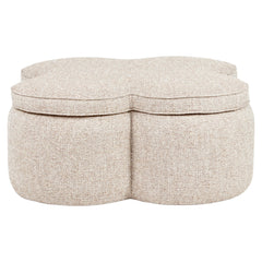 Pouffe & Footstool Corbeau sand tweed - Richmond Interiors
