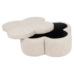 Pouffe & Footstool Corbeau sand tweed - Richmond Interiors
