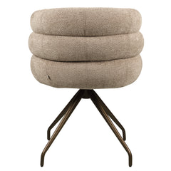 Esszimmerstuhl Kayla mocca boldweave swivel - Richmond Interiors