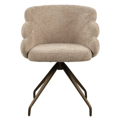 Esszimmerstuhl Kayla mocca boldweave swivel - Richmond Interiors