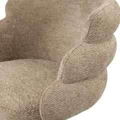 Esszimmerstuhl Kayla mocca boldweave swivel - Richmond Interiors