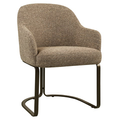 Dining chair Hadley brown tweed fire retardant - Richmond Interiors
