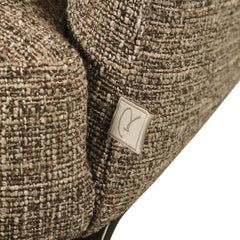 Dining chair Hadley brown tweed fire retardant - Richmond Interiors