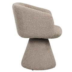 Eetkamerstoel Madeline mocca chunky swivel - Richmond Interiors