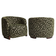 Lounge stoel Hannah moss labyrinth fire retardant - Richmond Interiors