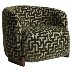 Lounge stoel Hannah moss labyrinth fire retardant - Richmond Interiors