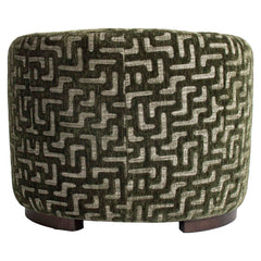 Lounge stoel Hannah moss labyrinth fire retardant - Richmond Interiors