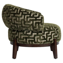 Lounge stoel Montana moss labyrinth - Richmond Interiors